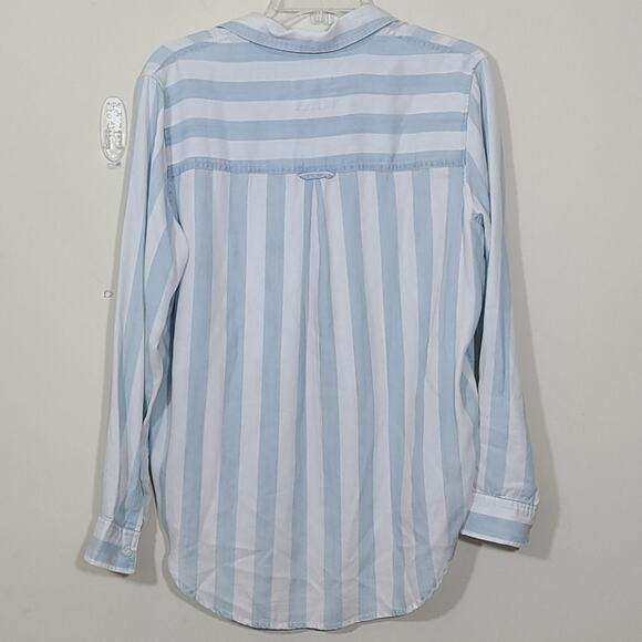 Rails Womens Uli Block Stripe Lace Up Pullover M - Picture 4 of 9